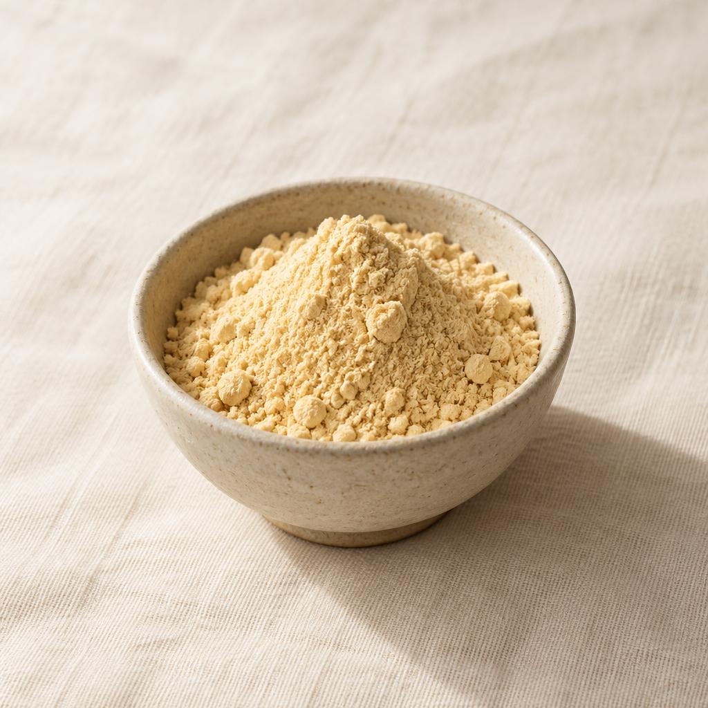 Shiro — Seasoned legume-based cooking blend.
